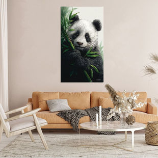 Werk aan de Muur-1738762-Pandabeer  Pandabeertje-Gelissen Artworks-1200x1200-Livingroom - Pop of Colour-facebookNewsFeed