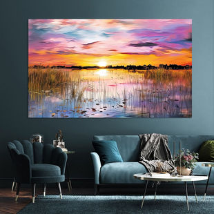 Werk aan de Muur-1298800-landschapje met zachte kleuren-Gelissen Artworks-1200x1200-Livingroom - Blauwgroene wand-instagramFeed