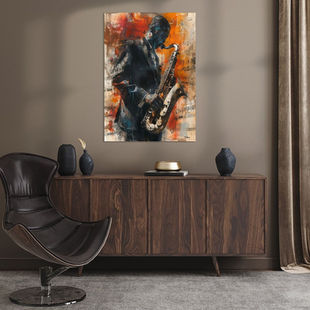 Werk aan de Muur-1383156-abstracte muziek-Gelissen Artworks-1200x1200-Woonkamer Groovy Champagne-instagramFeed