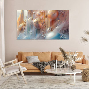 magische vormen in blauw-goud-zilver-roze