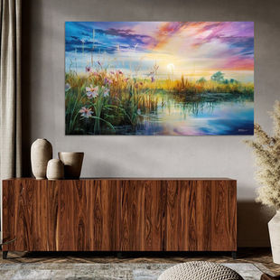 Werk aan de Muur-1298790-landschapje met zachte kleuren-Gelissen Artworks-1200x1200-Dressoir grey-instagramFeed