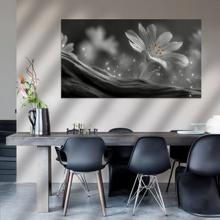 Werk aan de Muur-1769104-drijfhout met bloemen-Gelissen Artworks-1200x1200-Eetkamer donkere stoelen-facebookNewsFeed