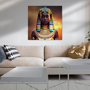 Werk aan de Muur-1098143-Egyptische vrouw-Patrick Gelissen-1200x1200-Living room witte tafeltjes-instagramFeed