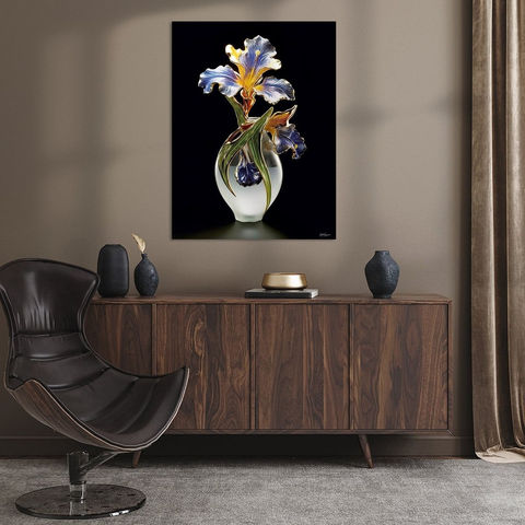 Werk aan de Muur-1196251-glas sculptuur-Gelissen Artworks-1200x1200-Woonkamer Groovy Champagne-instagramFeed