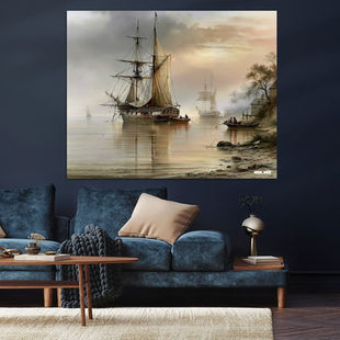 Werk aan de Muur-1989291-zeilschip  zeilboot-Gelissen Artworks-1200x1200-The blue room-facebookNewsFeed