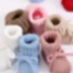Thumbnail: Baby Shoes Knitted Infant Child Bed Footwear 0-12m Cute Turn-Down Breathable