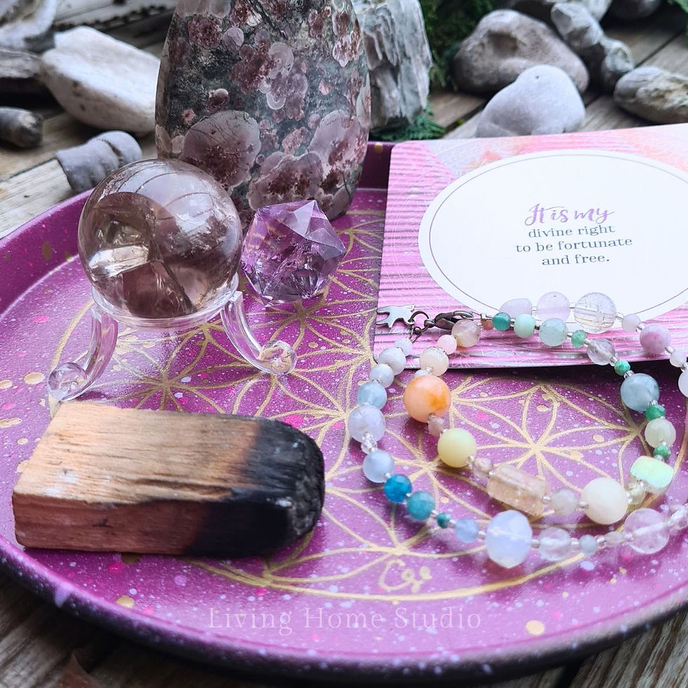 Miniaturebillede: Ceremonibakke – Flower of Life – Mystic Orchid