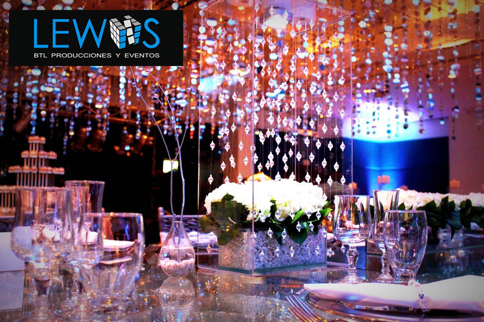 mesas cristal decoracion