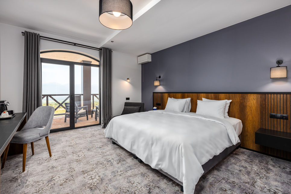 Deluxe Bungalow Qvevri-Shaped Room Hotel Qvevrebi Telavi Georgia