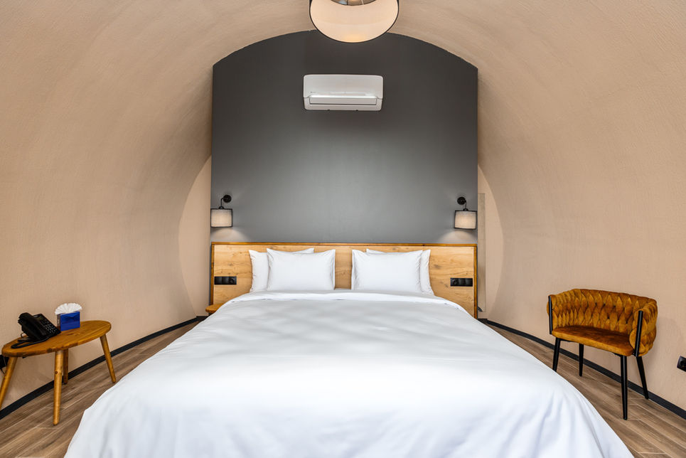 Deluxe Bungalow Qvevri-Shaped Room Hotel Qvevrebi Telavi Georgia