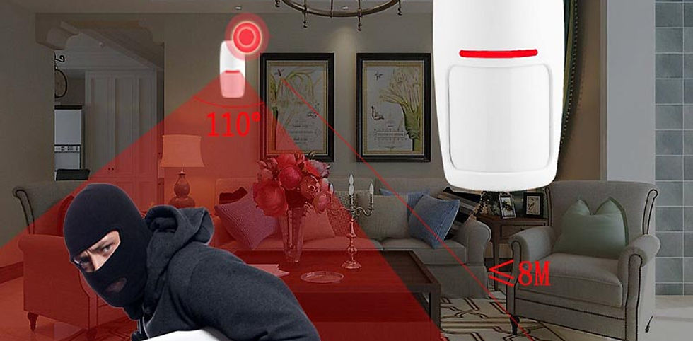 Thumbnail: Wireless PIR Motion Sensor, Long Range, Pet Immune