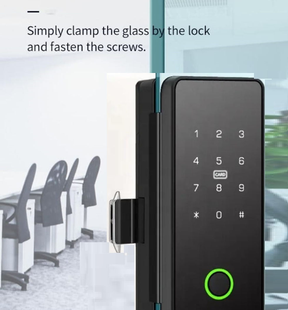 Thumbnail: TTLock Smart Glass Door Lock for Sliding Glass Doors M170