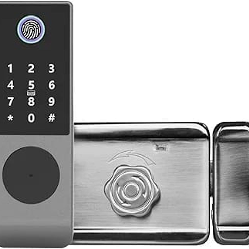 Thumbnail: Smart Rim Lock Wireless Fingerprint Password Card Lock N2150