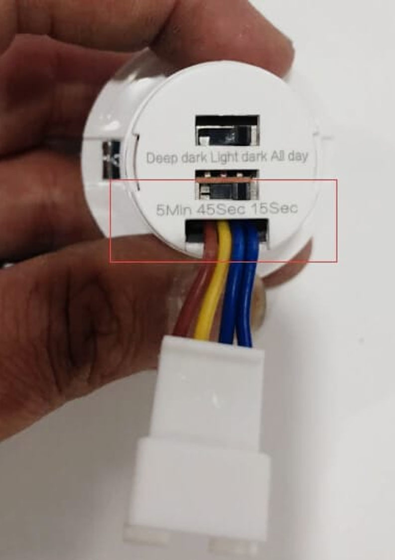 Thumbnail: Motion Sensor Light Switch, Ceiling Mount, Time/Light Delay