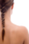 Woman with long braid