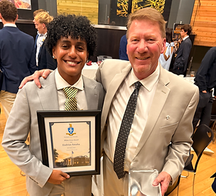 Endrias Amaha award with Pat Taylor.HEIC