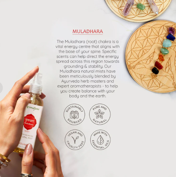 Thumbnail: Aromafume Muladhara Chakra smudge spray