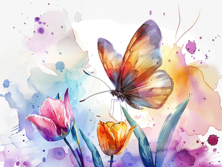 La chenille et le papillon