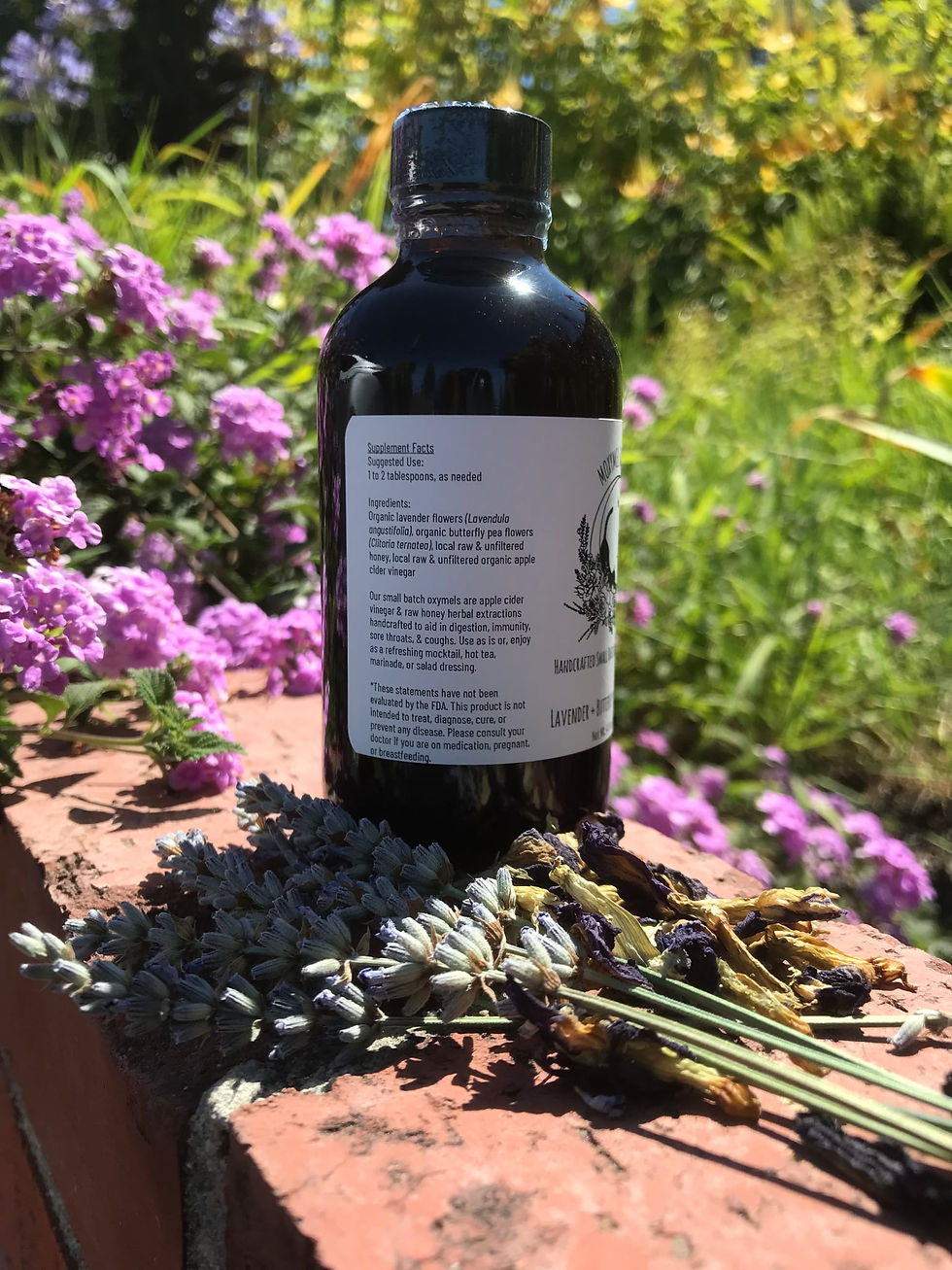 Thumbnail: Lavender + Butterfly Pea Flower Oxymel