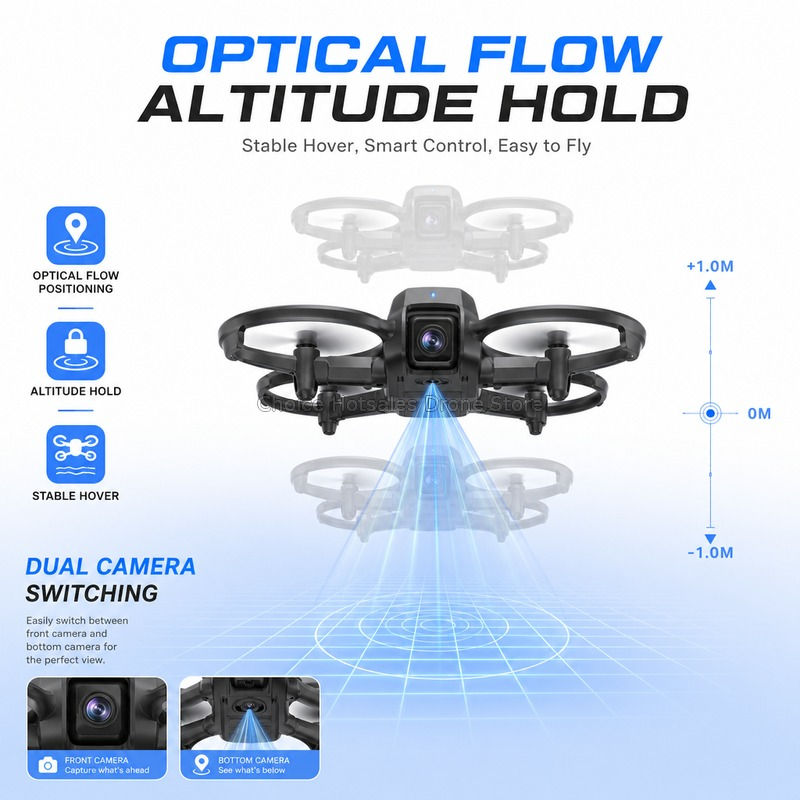 Thumbnail: VR Big Drones 4K HD Wide Angle Camera WiFi FPV RC Helicopter with Large Screen F