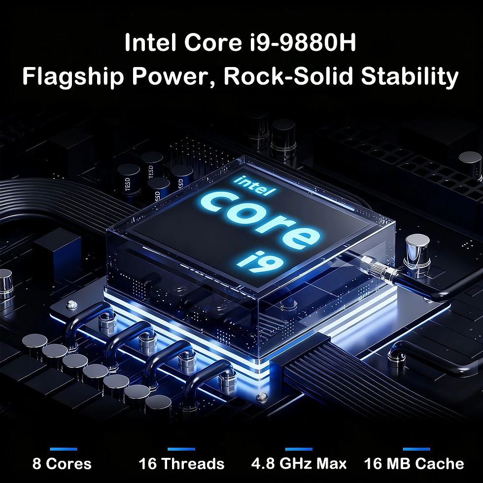 Thumbnail: New 15.6" Laptop Intel Core I9-9880H 32GB RAM 2TB SSD Ultra Slim Gaming Laptop 1
