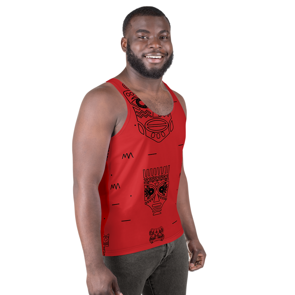 Thumbnail: Tribal Tank Top (Red & Black)