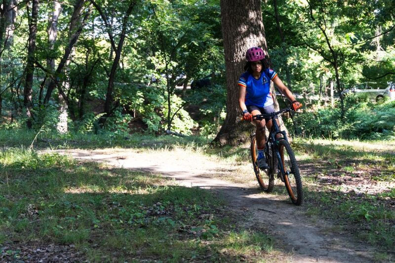 A South City Otters rider on Federer's Folly. (Route 3 Films)