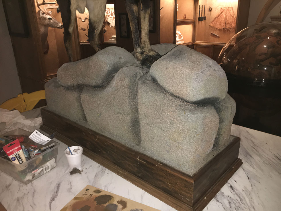 Foam Stone Paint Match