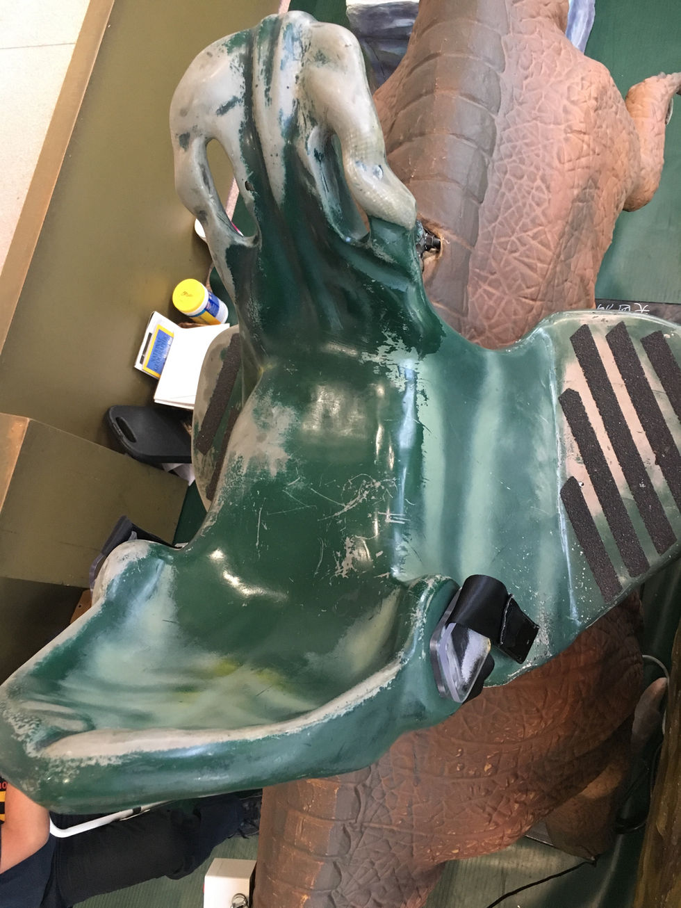 Worn Brontosaurus Chair