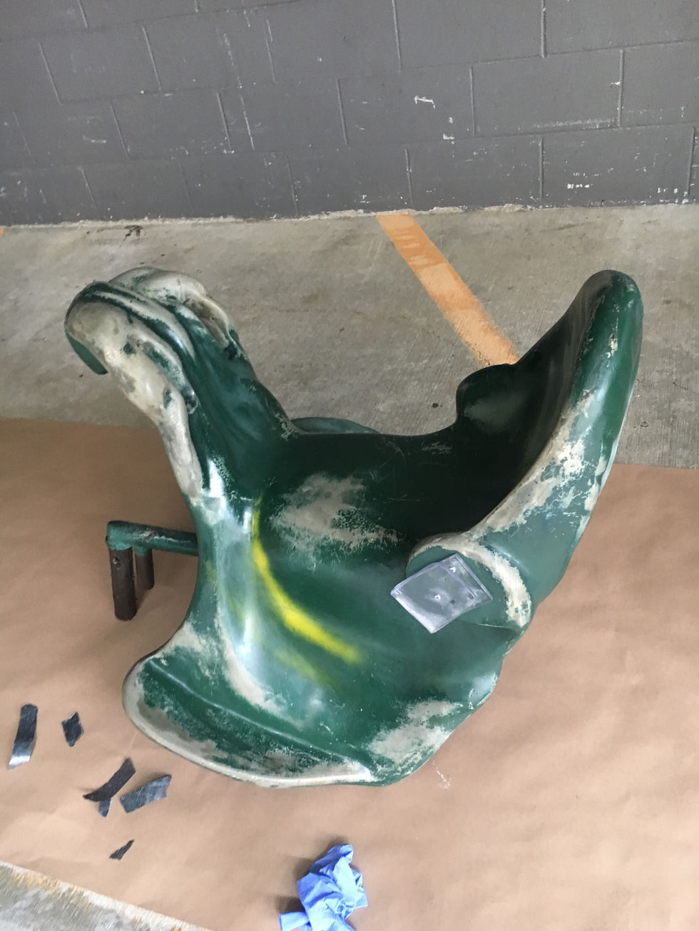 Worn Brontosaurus Chair
