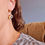 Thumbnail: Small Artist Paint Palette Dangling Earrings