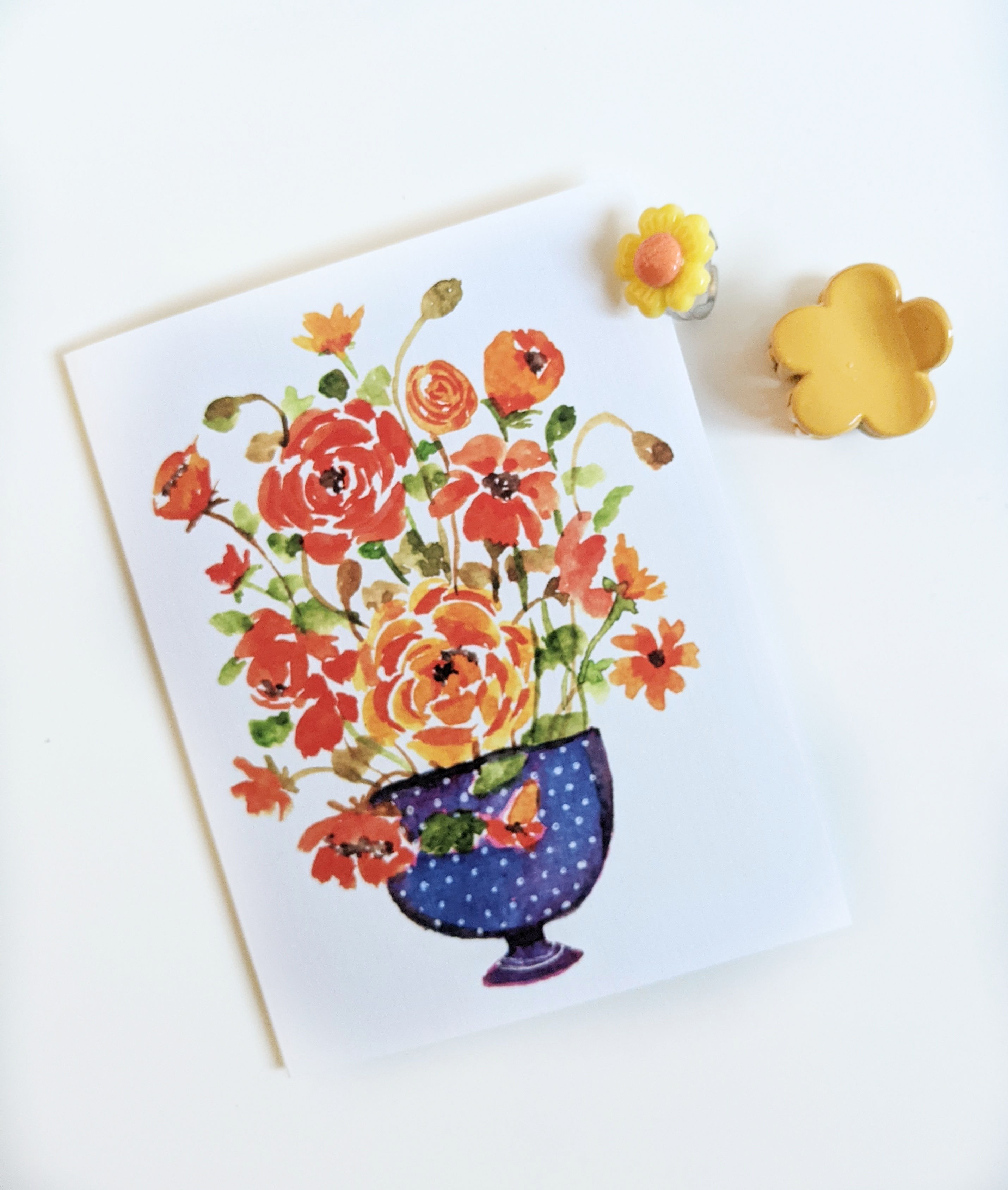 Orange Flowers - ACW168