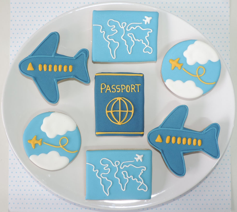 Biscoitos Viagem de Avião