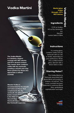 How to make a Vodka Martini  The Great American Cocktail Guide