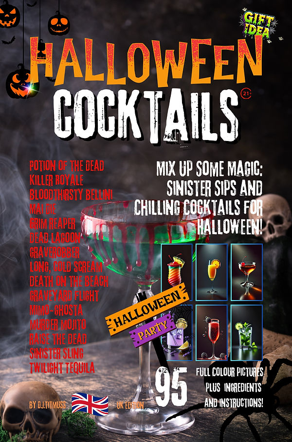 Halloween Cocktail Book Cover