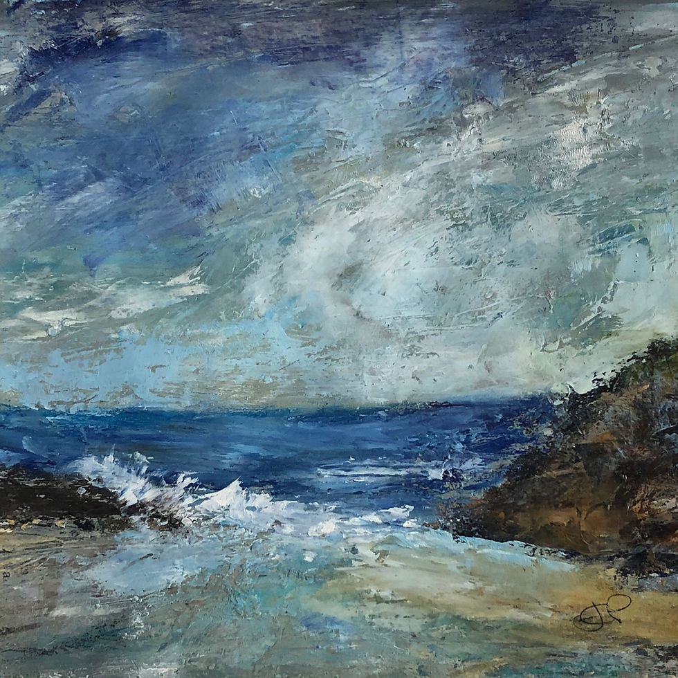‘Escape to the Shore’ original seascape painting