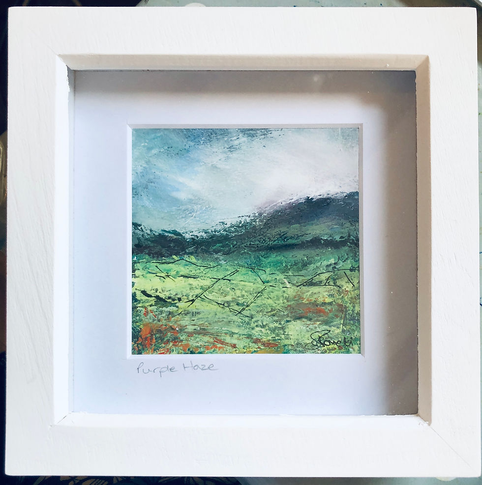 Thumbnail: ** SOLD ** ‘Purple Haze’ original landscape painting 