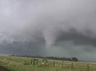 Nóg ‘n tornado woed in die Vrystaat