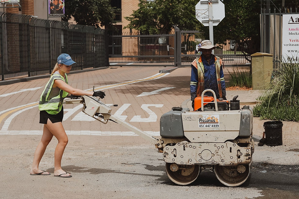Studente rol moue hul moue op