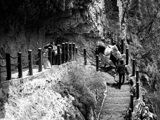 The Old Ancient Horse Road sign - Anhua Dark Tea