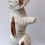 Thumbnail: Unusual Hand Carved Tiki Statue Abstract Polynesian Native Carving Statue 38cm
