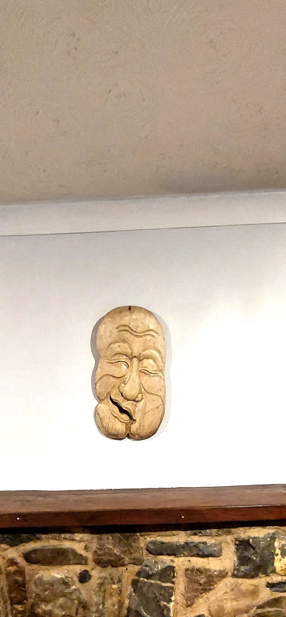 Thumbnail: Ugly Muggery  Large Wooden Face Wall Art 45 cm