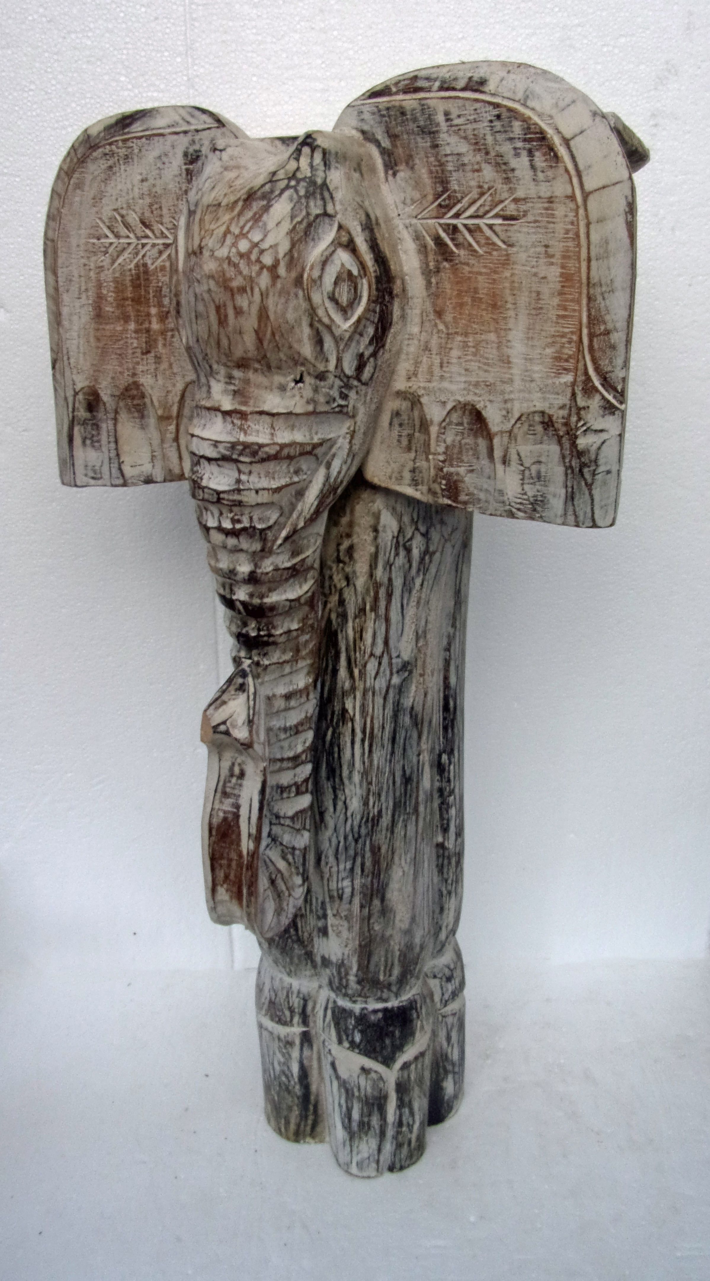 Shabby Chic Rustic Elephant Table