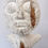 Thumbnail: Unusual Hand Carved Tiki Statue Abstract Polynesian Native Carving Statue 38cm