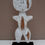 Thumbnail: Unusual Hand Carved Tiki Statue Abstract Polynesian Native Carving Statue 38cm