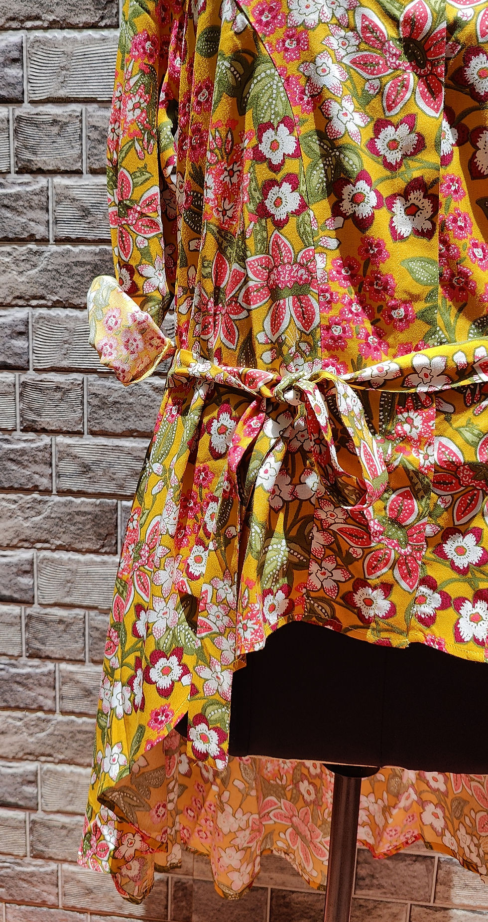 Thumbnail: Tie High Low Shirt Boho