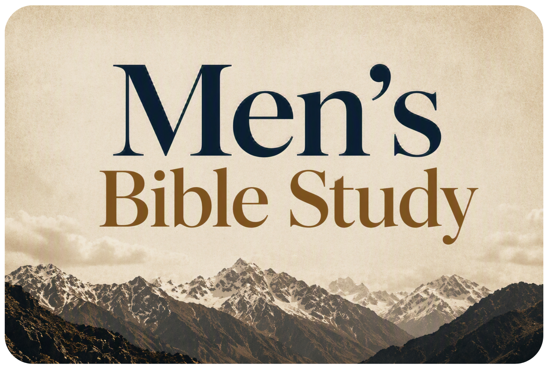 Men's Bible Study