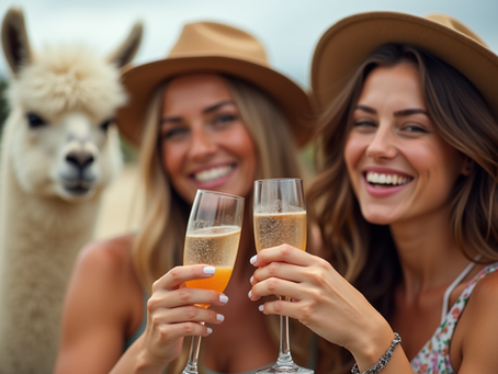 Moms, Mimosas & Alpacas