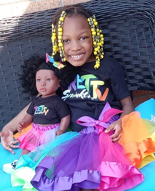 Pretty Sprinkles Empowered Black Dolls | SheaButter Empowerment LLC