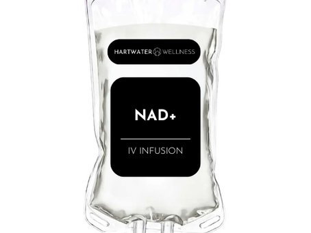 NAD+ IV bag at Hartwater Wellness